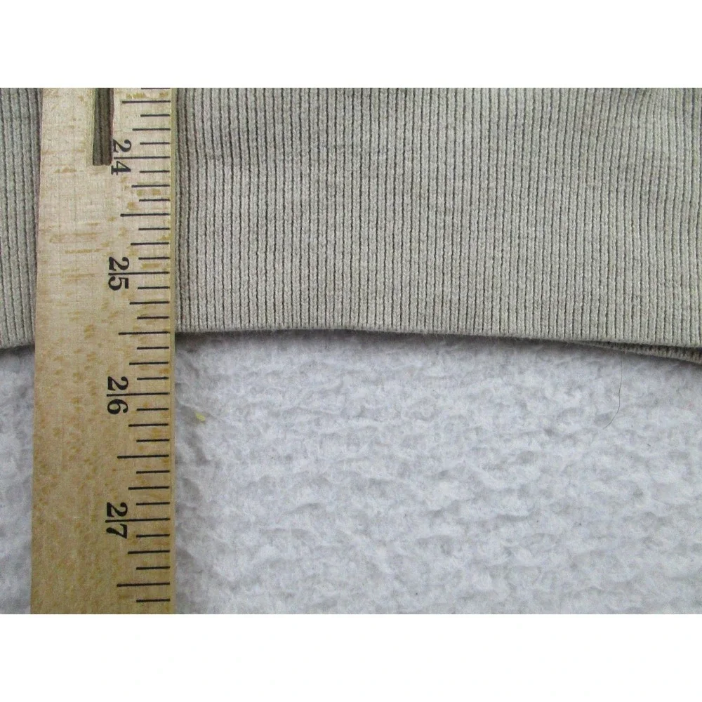 Polo Ralph Lauren Sweater Mens 2XL Beige V-Neck Pima Cotton Knit Pullover‎ Pony